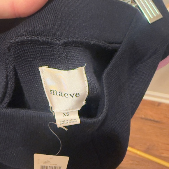 Maeve Black Joggers with Red and Pink Stripes - Picture 6 of 6